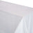 White Accordion Crinkle Taffeta Fabric Rectangular Tablecloth 90 Inch x 156 Inch