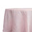 Taffeta Round Tablecloth 120" Blush with Accordion Crinkle Design - Seamless Finish