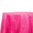 Taffeta Round Tablecloth 120" Fuchsia with Accordion Crinkle Design - Seamless Finish