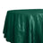 Taffeta Round Tablecloth 120" Hunter Emerald Green with Accordion Crinkle Design - Seamless Finish
