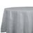 Taffeta Round Tablecloth 120" Silver with Accordion Crinkle Design - Seamless Finish