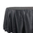 Black Accordion Crinkle Taffeta Tablecloth 132 Inch Round Seamless