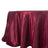 Burgundy Accordion Crinkle Taffeta Tablecloth 132 Inch Round Seamless