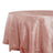 Crinkle Taffeta Dusty Rose Tablecloth 132 Inch Round