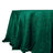 132 Inch Hunter Emerald Green Accordion Taffeta Tablecloth