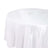White Seamless Accordion Crinkle Taffeta Round Tablecloth 132 Inch