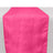 12inch x 108inch Fuchsia Accordion Crinkle Taffeta Linen Table Runner