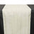 Ivory Accordion Crinkle Taffeta Fabric Linen Table Runner 12 Inch x 108 Inch