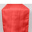 12inch x 108inch Red Accordion Crinkle Taffeta Linen Table Runner