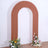 Terracotta (Rust) Spandex Fitted Open Arch Backdrop Cover