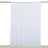 8 Feet White Premium Smooth Velvet Backdrop Drape Curtain, Privacy Photo Booth Event Divider Panel