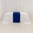 Royal Blue Wide Premium Polyester Table Runner, Printable Sublimation Blank Banner