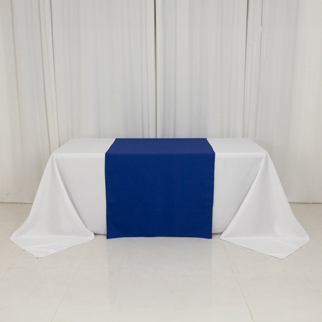 Wide Premium Polyester Table Runner 36"x72" Royal Blue - Sublimation Printable Blank Banner