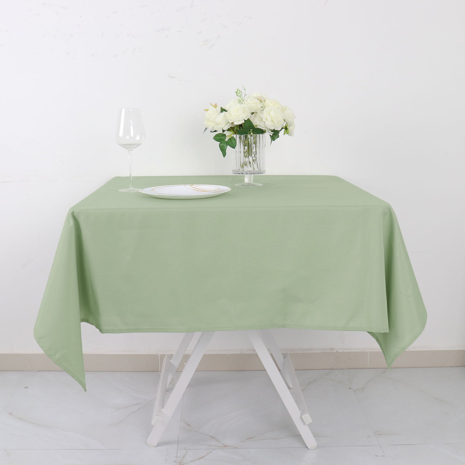 Exquisite 54 Inch. x 100 Ft. Emerald Green Plastic Tablecloth Roll