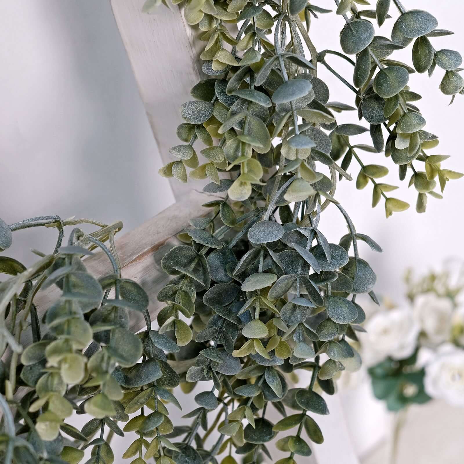 Frosted Green 6ft Artificial Eucalyptus Garland | eFavormart.com