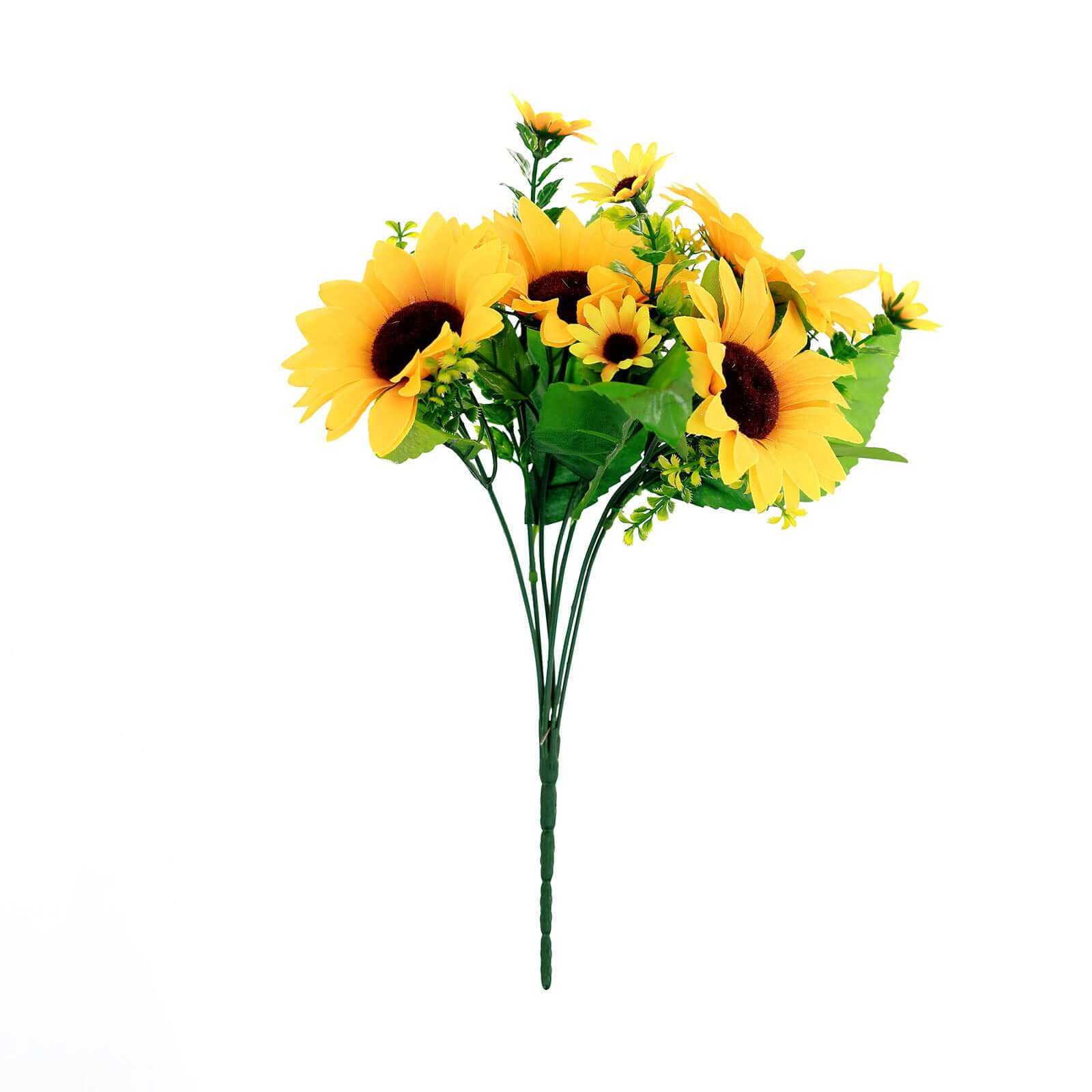 Yellow Silk Sunflower Bushes (2 Bouquets) 