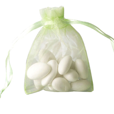 10 Pack Mint Organza Drawstring Wedding Party Favor Gift Bags 3"x4"