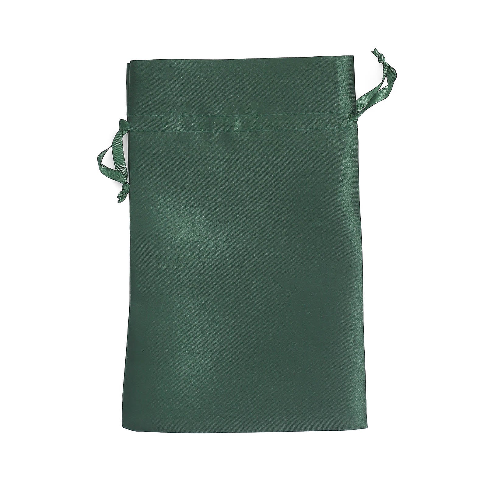 12-Pack Emerald Green Satin Favor Bags | eFavormart.com
