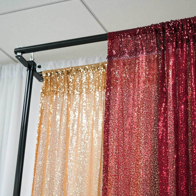 DIY Adjustable Triple Crossbar Kit and Mounting Brackets For Pipe and Drape Stands 10ft