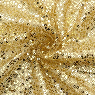 Champagne Sparkle Sequin Photo Backdrop Stand Cover, Shiny Shimmer Round Wedding Arch Cover, 2-Sided Custom Fit 7.5ft