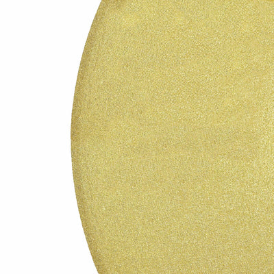 Champagne Metallic Shimmer Tinsel Spandex Party Photo Backdrop, 2-Sided Round Wedding Arch Cover 7.5ft