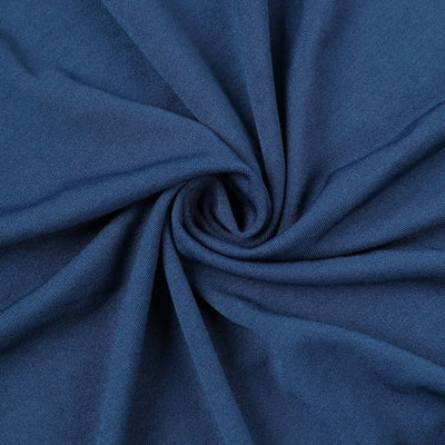 Matte Navy Blue Round Spandex Fit Wedding Backdrop Stand Cover 7.5ft