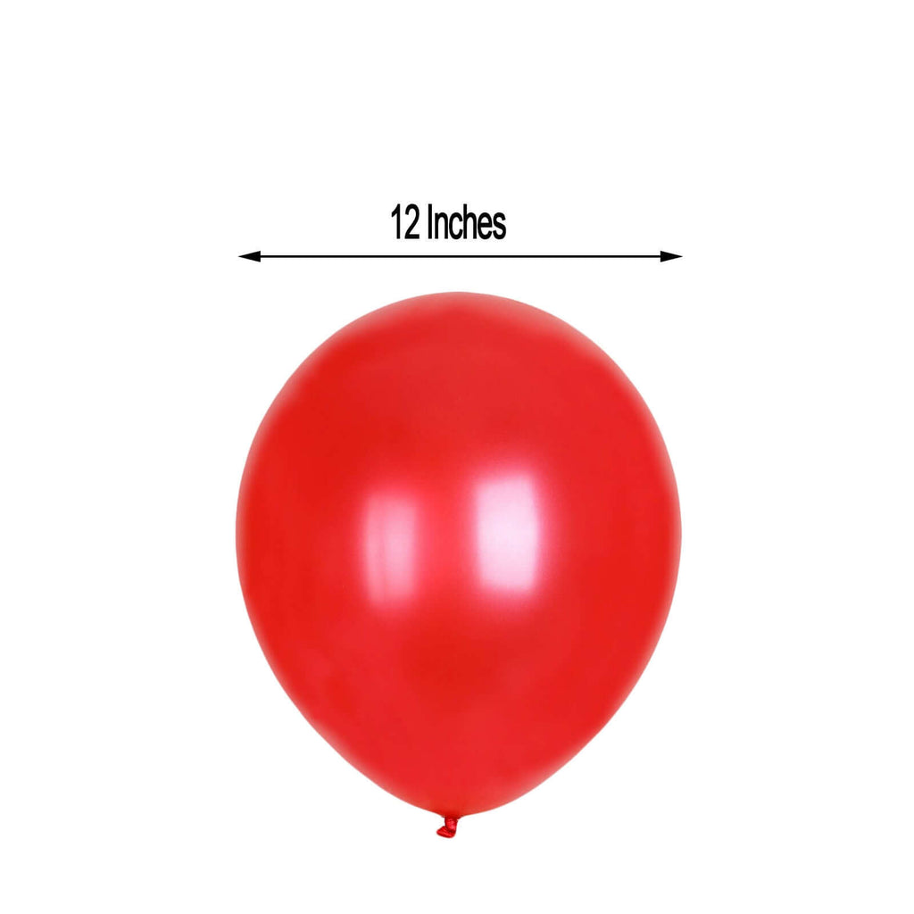 Red Pearl Balloon | Water Air Helium Party Latex Balloons