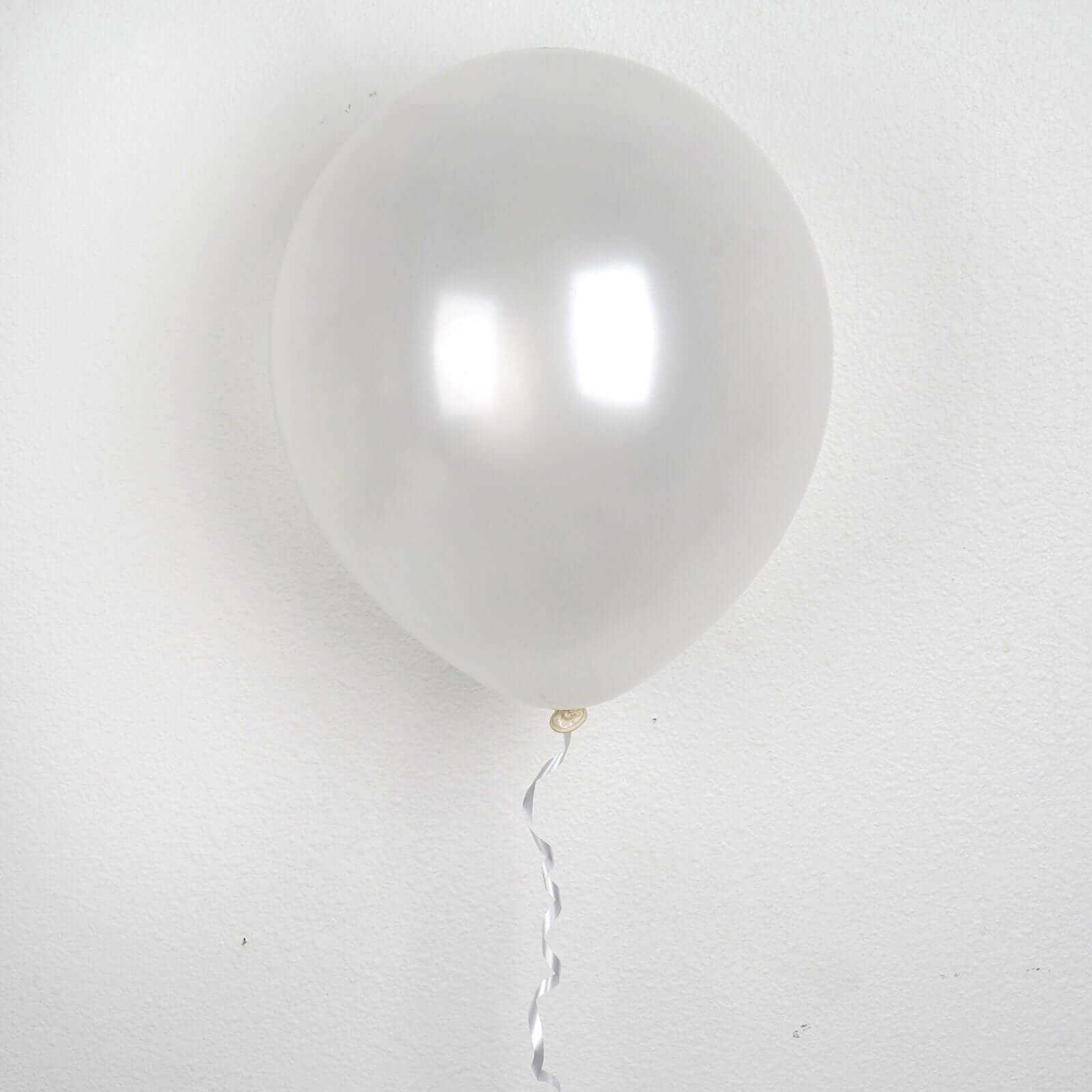 25-Pack 12" Pearl White Latex Balloons | EFavormart.com