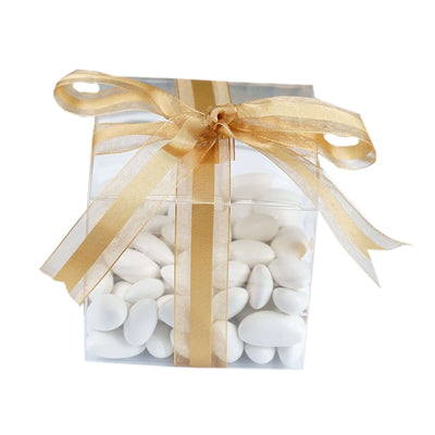 25 Pack Easy DIY Clear Party Or Shower Favor Candy Gift Boxes 3"