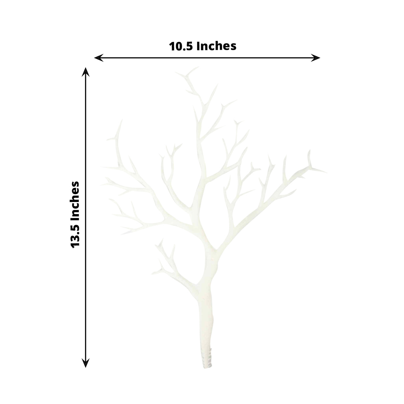 10-Pack White Artificial Tree Branch 14