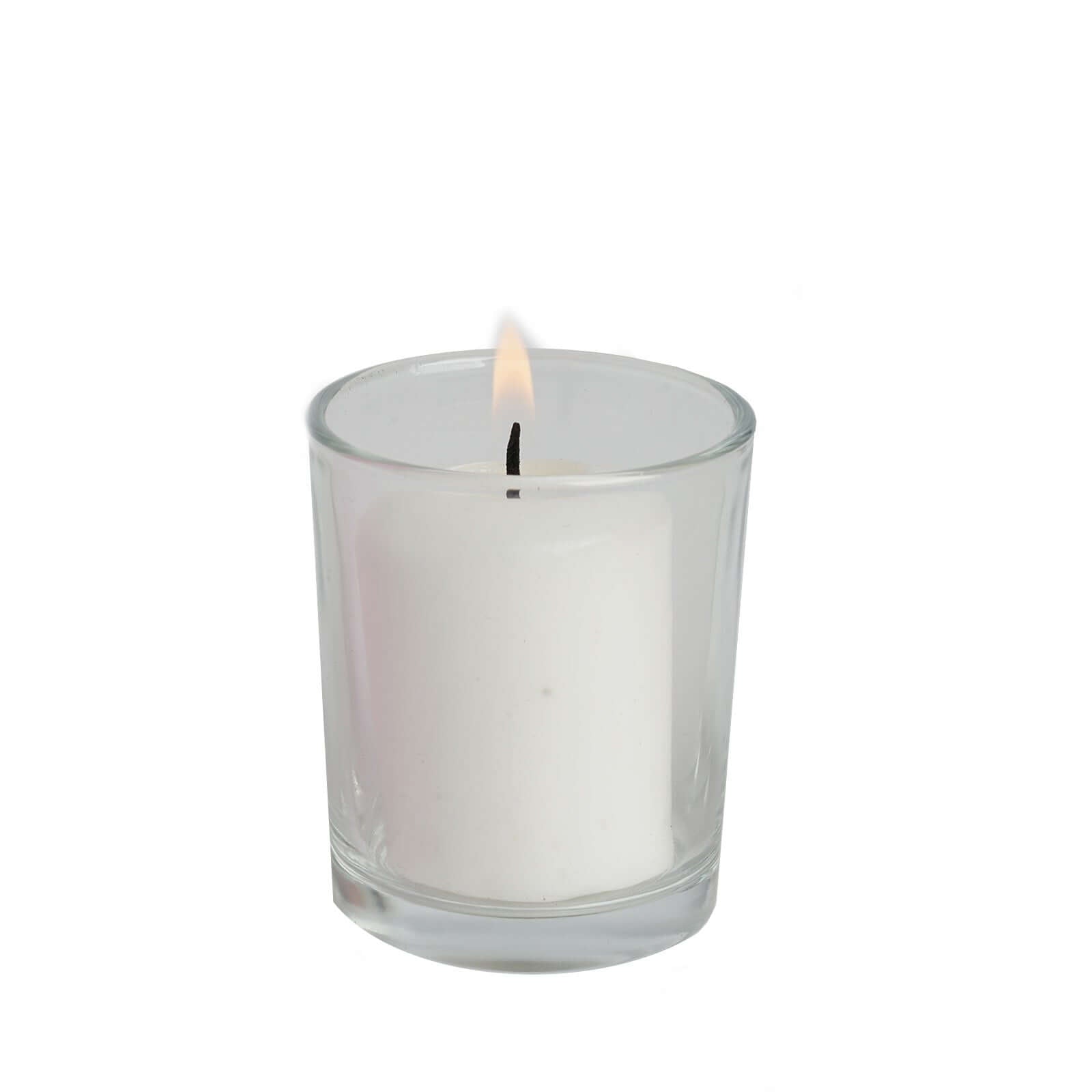 12-pack White Votive Candle Set 