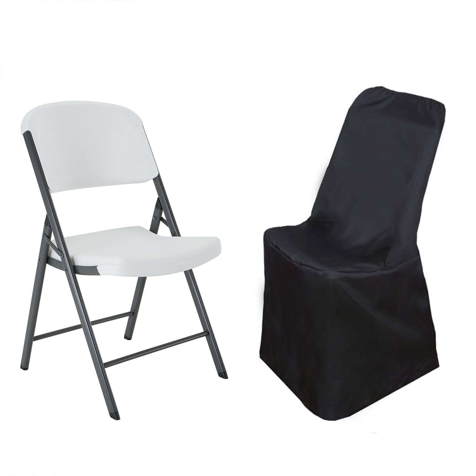 Black Polyester Lifetime Folding Chair Covers EFavormart Com   CHAIR LIFE BLK D01 E3264e19 3341 4a3a 9007 B10b46a1ea82 