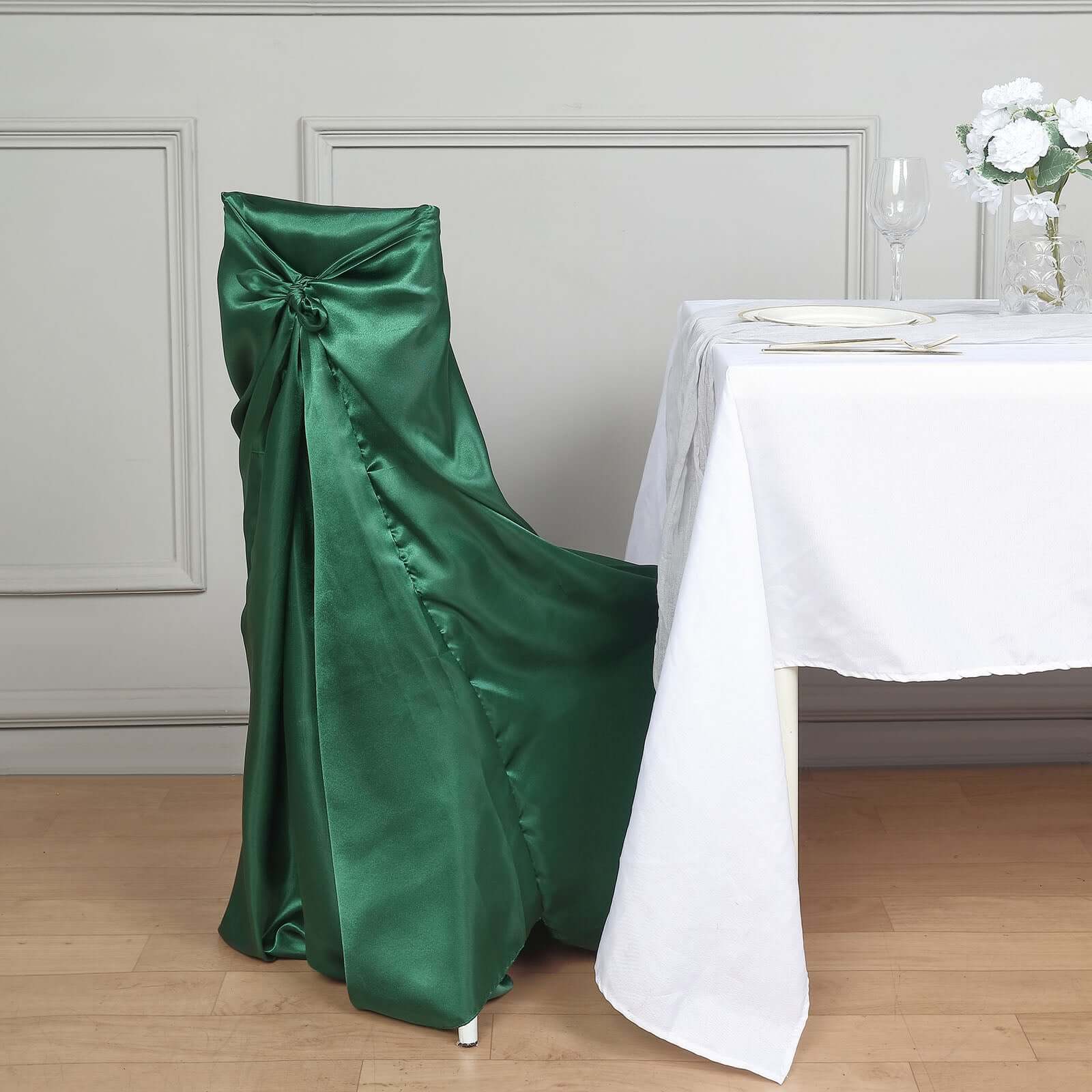 Hamka hunter green universal chair cover