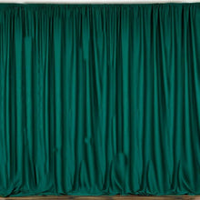 2 Pack Hunter Emerald Green Scuba Polyester Curtain Divider Flame Resistant Backdrops#whtbkgd