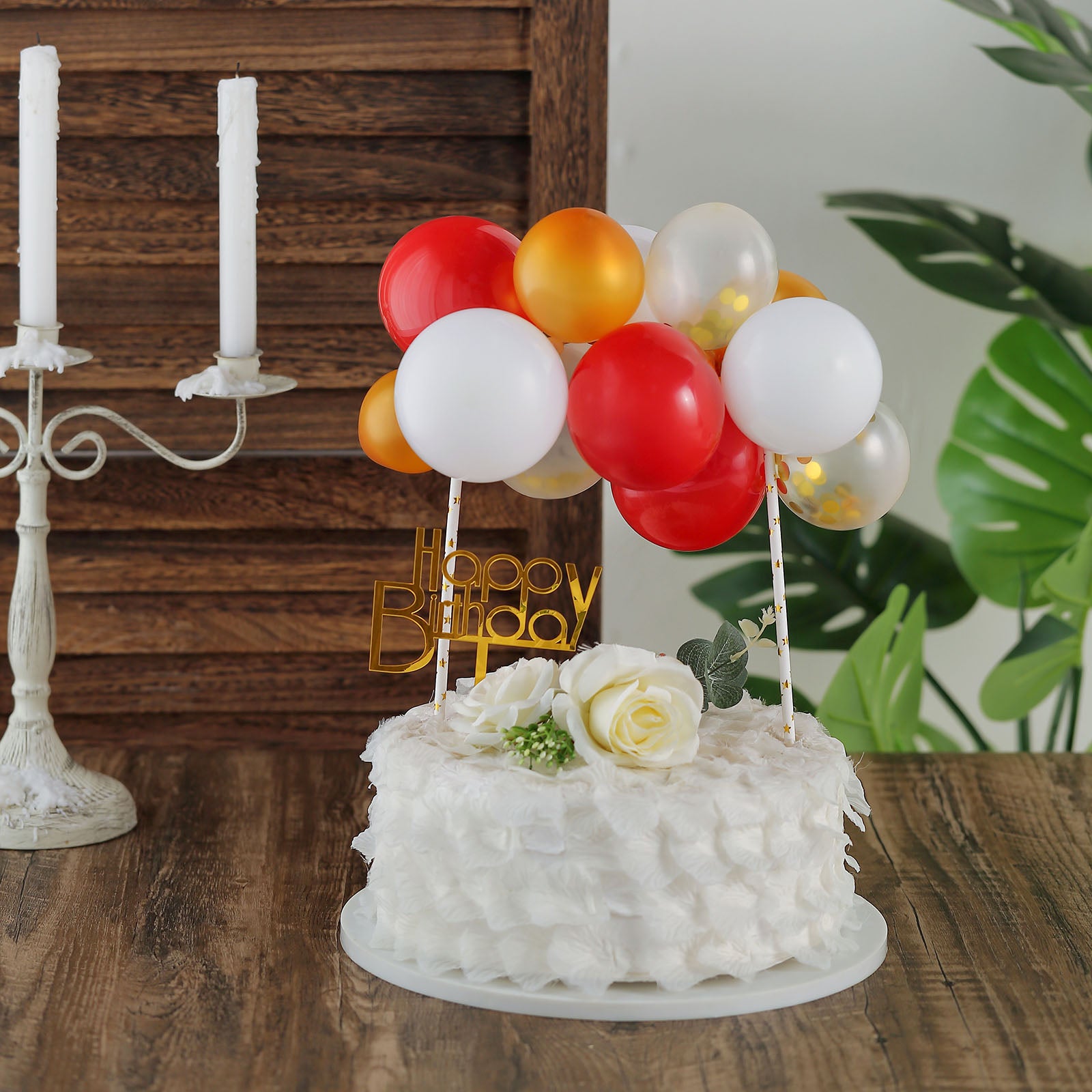 White Confetti Balloon Cake- Order Online White Confetti Balloon Cake @  Flavoursguru