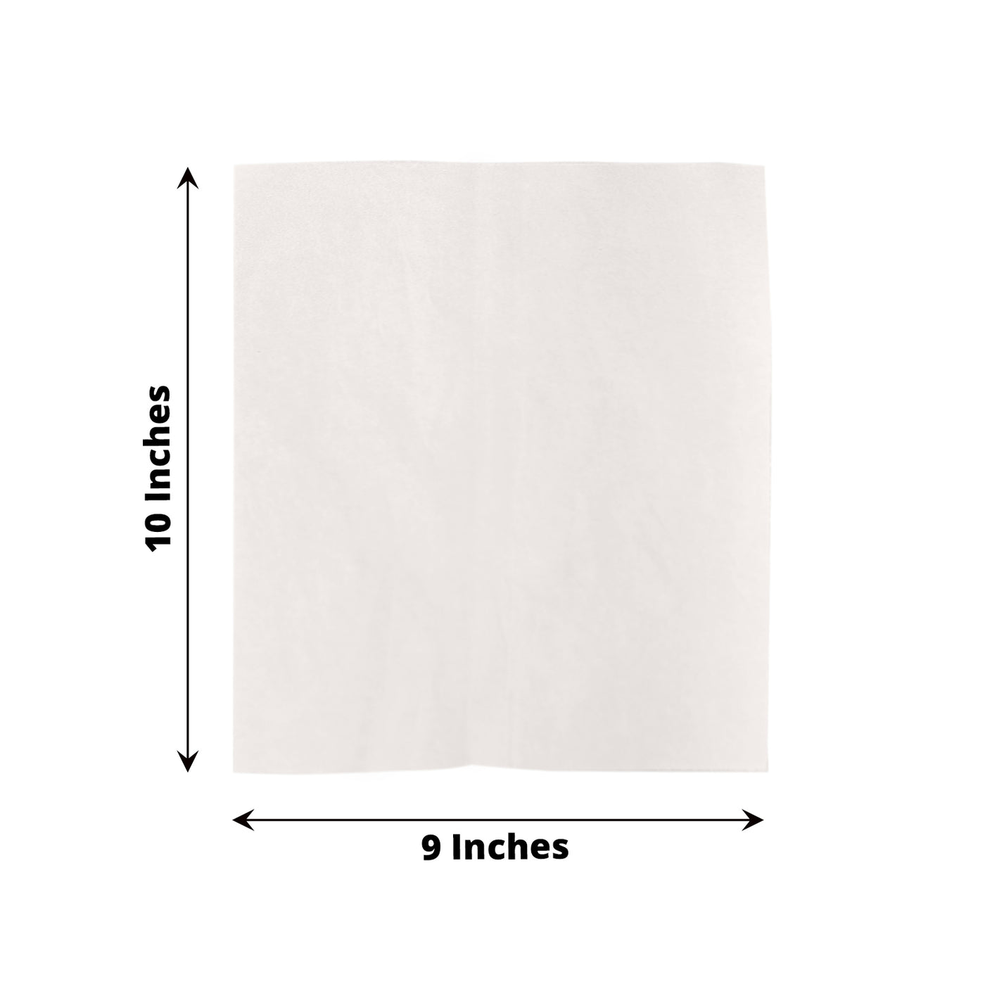 50-Pack White Rectangle Wax Paper Liners | eFavormart.com