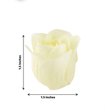 4 Pack | 24 Pcs Ivory Scented Rose Soap Heart Shaped Party Favors With Gift Boxes And Ribbon