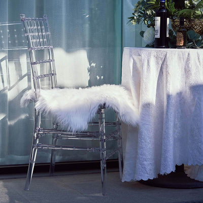 Resin Transparent Chiavari Chair Clear - Armless Stackable Design for Sophisticated Events