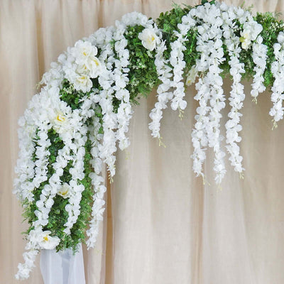Metal Wedding Arch, Flower Frame Arbor Backdrop Stand 7ft
