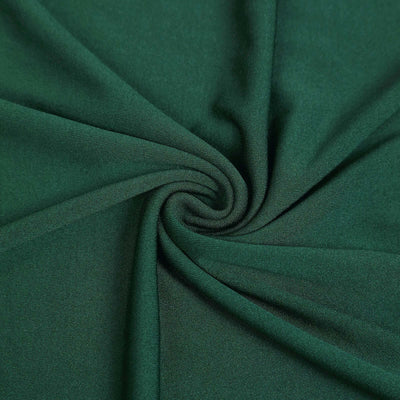 Matte Hunter Emerald Green Spandex Fitted Wedding Arch Cover For Round Top Chiara Backdrop Stand 7ft