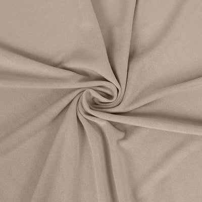Matte Nude Spandex Fitted Wedding Arch Cover For Round Top Chiara Backdrop Stand 7ft