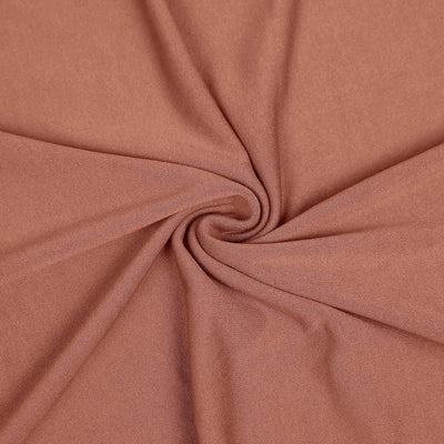 Matte Terracotta (Rust) Spandex Fitted Wedding Arch Cover For Round Top Chiara Backdrop Stand 7ft