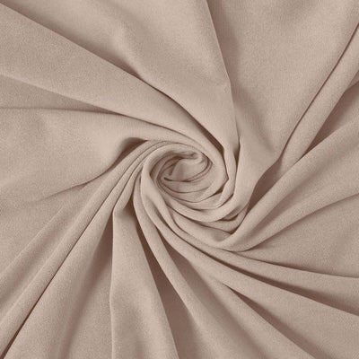 Matte Nude Spandex Fitted Wedding Arch Cover For Round Top Chiara Backdrop Stand 6ft