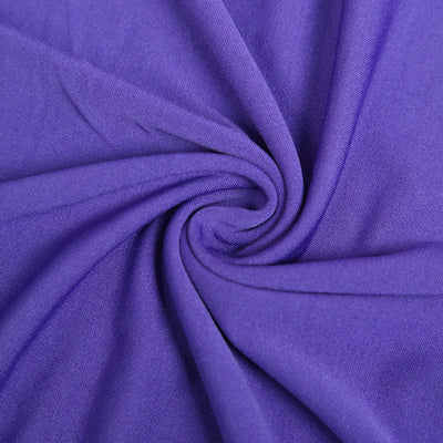 Set of 3 Matte Purple Spandex Fitted Wedding Arch Covers For Round Top Chiara Backdrop Stands 5ft, 6ft, 7ft