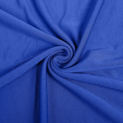 Set of 3 Matte Royal Blue Spandex Fitted Wedding Arch Covers For Round Top Chiara Backdrop Stands 5ft, 6ft, 7ft