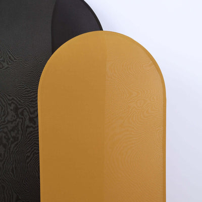 Matte Gold Spandex Fitted Wedding Arch Cover For Round Top Chiara Backdrop Stand 5ft