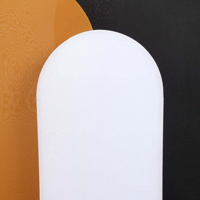 Matte White Spandex Fitted Wedding Arch Cover For Round Top Chiara Backdrop Stand 5ft