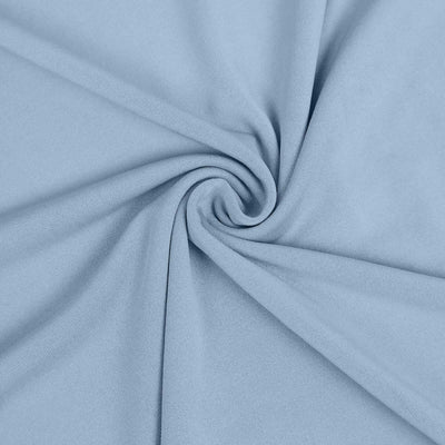 Matte Dusty Blue Fitted Spandex Half Moon Wedding Arch Cover, Custom Fit Chiara Backdrop Stand Cover 7ft