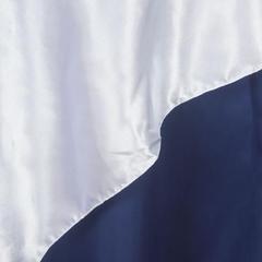 Satin Table Overlay 90"x90" White with Smooth Finish - Perfect for Wedding Receptions