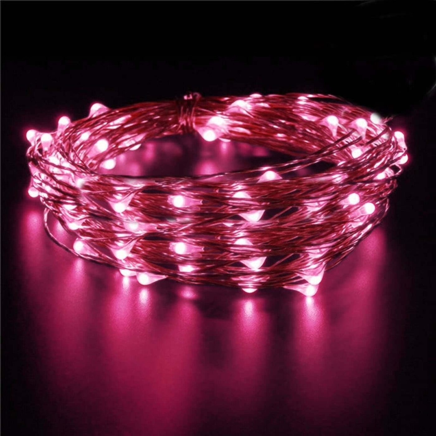 Fuchsia Starry Bright 20 LED String Lights | eFavormart.com